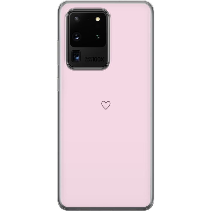 Mobiele hoes voor Samsung Galaxy S20 Ultra met Hart ontwerp in de groep SMARTPHONE & TABLETS / Mobielbescherming / Samsung bij TP E-commerce Nordic AB (A62244)