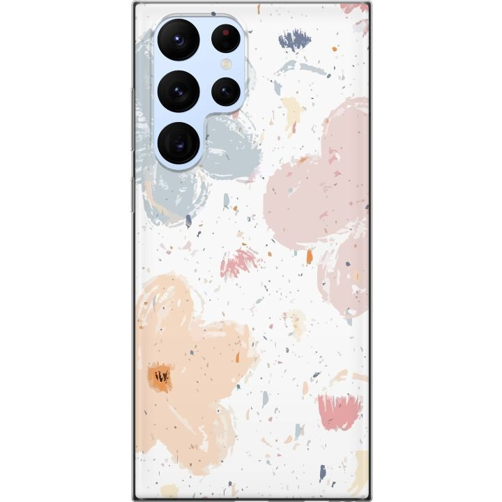 Mobiele hoes voor Samsung Galaxy S22 Ultra 5G met Bloemen ontwerp in de groep SMARTPHONE & TABLETS / Mobielbescherming / Samsung bij TP E-commerce Nordic AB (A62615)