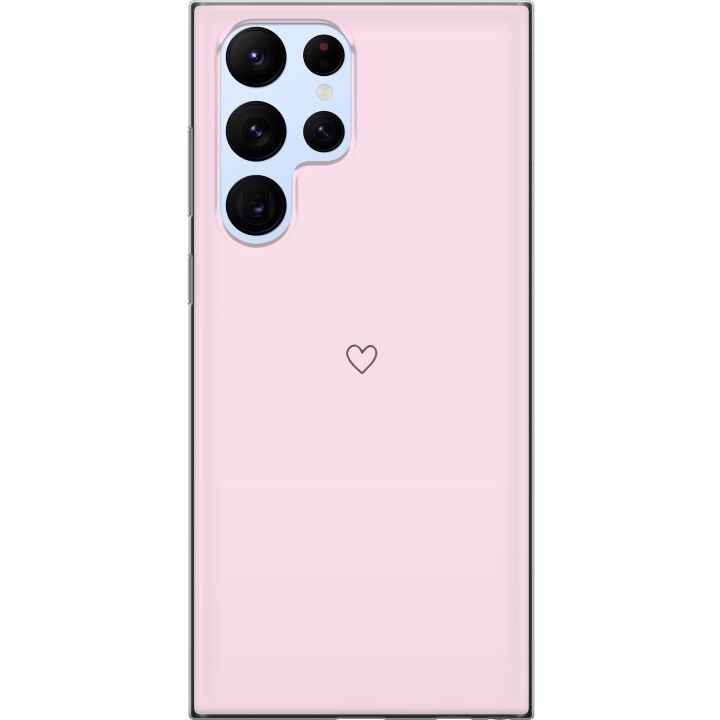 Mobiele hoes voor Samsung Galaxy S22 Ultra 5G met Hart ontwerp in de groep SMARTPHONE & TABLETS / Mobielbescherming / Samsung bij TP E-commerce Nordic AB (A62622)