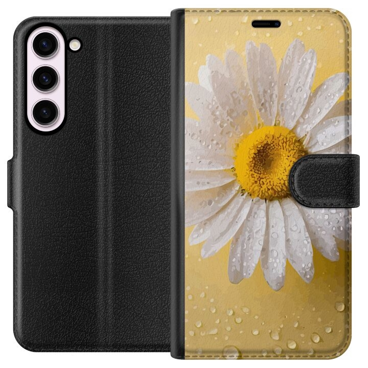 Portemonnee-hoesje voor Samsung Galaxy S23+ met Porseleinbloem ontwerp in de groep SMARTPHONE & TABLETS / Mobielbescherming / Samsung bij TP E-commerce Nordic AB (A62738)