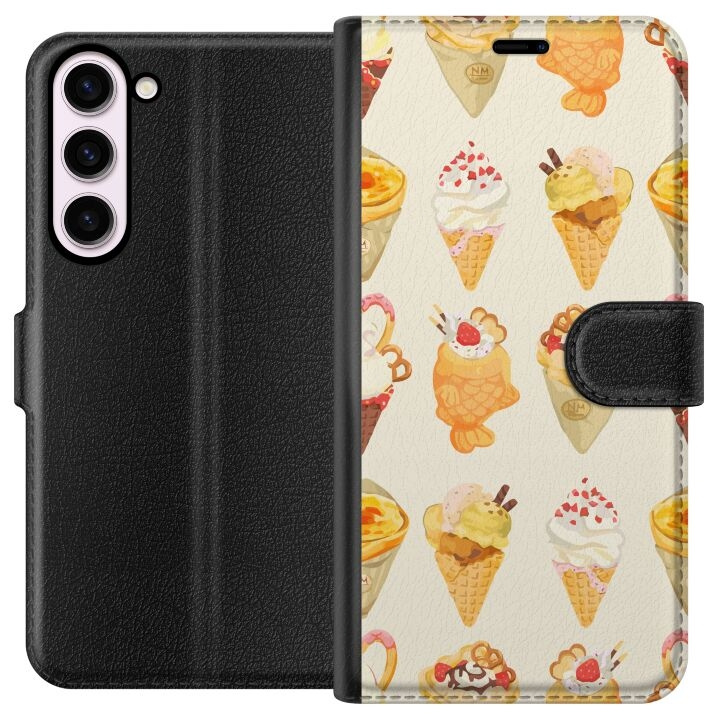 Portemonnee-hoesje voor Samsung Galaxy S23+ met Glasachtig ontwerp in de groep SMARTPHONE & TABLETS / Mobielbescherming / Samsung bij TP E-commerce Nordic AB (A62749)