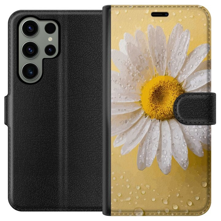 Portemonnee-hoesje voor Samsung Galaxy S23 Ultra met Porseleinbloem ontwerp in de groep SMARTPHONE & TABLETS / Mobielbescherming / Samsung bij TP E-commerce Nordic AB (A62792)