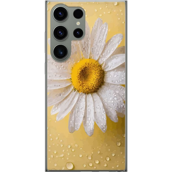 Mobiele hoes voor Samsung Galaxy S23 Ultra met Porseleinbloem ontwerp in de groep SMARTPHONE & TABLETS / Mobielbescherming / Samsung bij TP E-commerce Nordic AB (A62819)