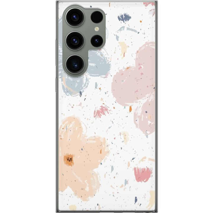 Mobiele hoes voor Samsung Galaxy S23 Ultra met Bloemen ontwerp in de groep SMARTPHONE & TABLETS / Mobielbescherming / Samsung bij TP E-commerce Nordic AB (A62831)