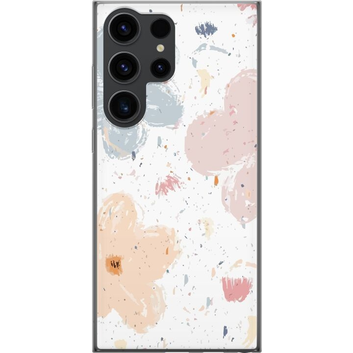 Mobiele hoes voor Samsung Galaxy S24 Ultra met Bloemen ontwerp in de groep SMARTPHONE & TABLETS / Mobielbescherming / Samsung bij TP E-commerce Nordic AB (A62993)