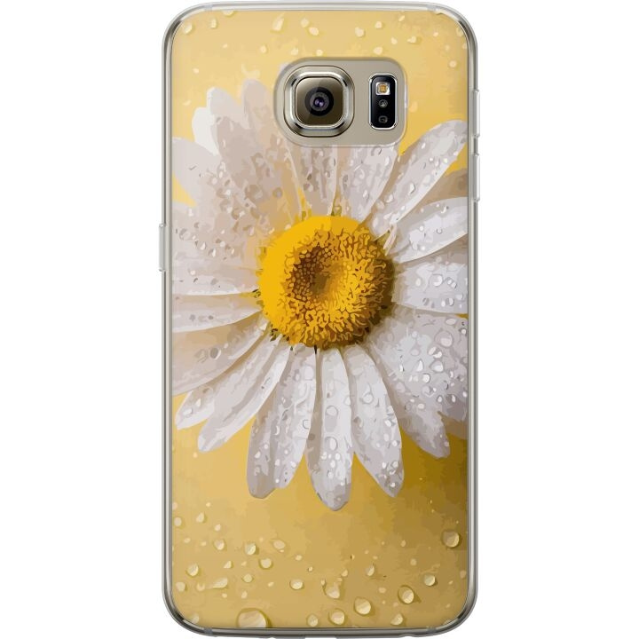 Mobiele hoes voor Samsung Galaxy S6 met Porseleinbloem ontwerp in de groep SMARTPHONE & TABLETS / Mobielbescherming / Samsung bij TP E-commerce Nordic AB (A63008)