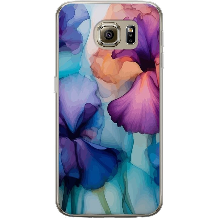 Mobiele hoes voor Samsung Galaxy S6 met Magische bloemen ontwerp in de groep SMARTPHONE & TABLETS / Mobielbescherming / Samsung bij TP E-commerce Nordic AB (A63011)