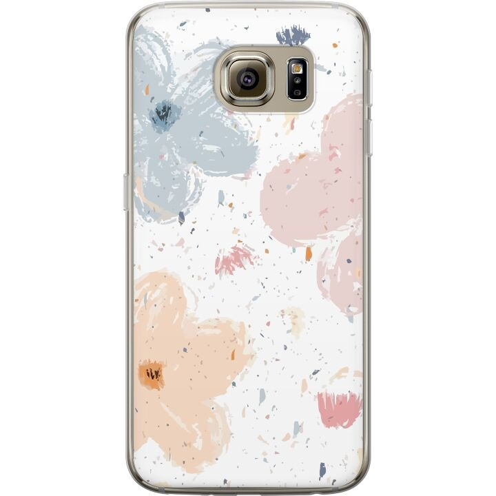 Mobiele hoes voor Samsung Galaxy S6 met Bloemen ontwerp in de groep SMARTPHONE & TABLETS / Mobielbescherming / Samsung bij TP E-commerce Nordic AB (A63020)