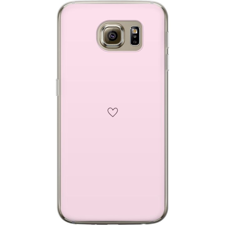 Mobiele hoes voor Samsung Galaxy S6 met Hart ontwerp in de groep SMARTPHONE & TABLETS / Mobielbescherming / Samsung bij TP E-commerce Nordic AB (A63027)