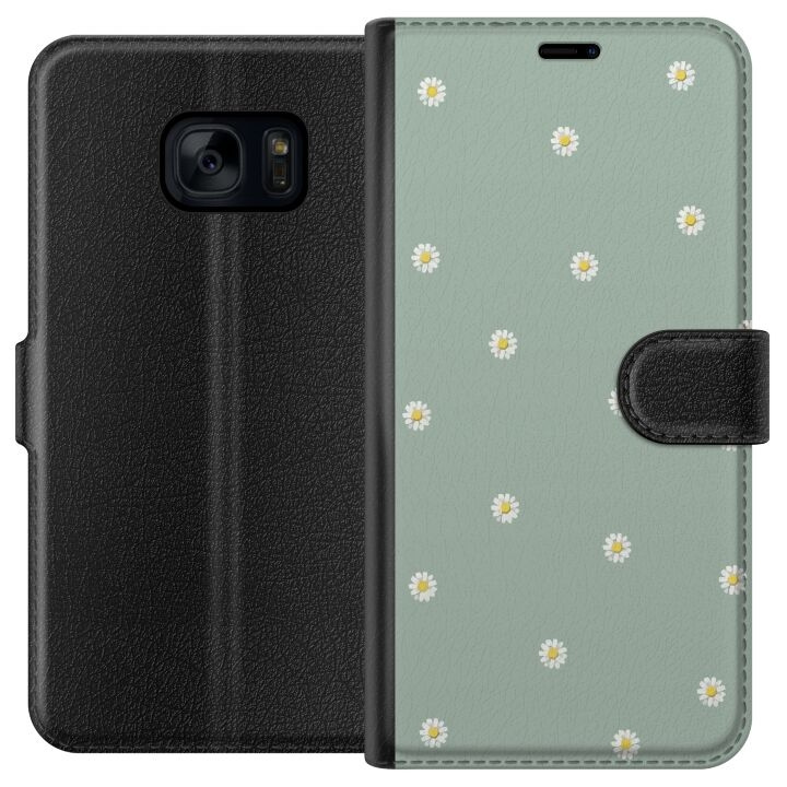 Portemonnee-hoesje voor Samsung Galaxy S7 met Priesterkragen ontwerp in de groep SMARTPHONE & TABLETS / Mobielbescherming / Samsung bij TP E-commerce Nordic AB (A63066)