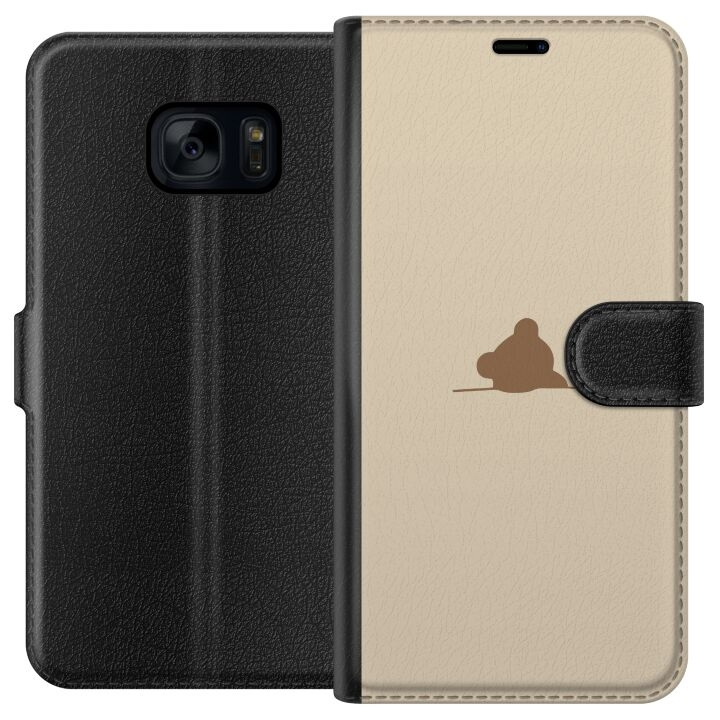 Portemonnee-hoesje voor Samsung Galaxy S7 met Nalle ontwerp in de groep SMARTPHONE & TABLETS / Mobielbescherming / Samsung bij TP E-commerce Nordic AB (A63082)