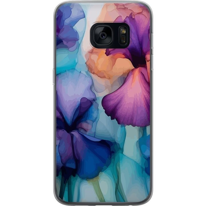 Mobiele hoes voor Samsung Galaxy S7 met Magische bloemen ontwerp in de groep SMARTPHONE & TABLETS / Mobielbescherming / Samsung bij TP E-commerce Nordic AB (A63092)