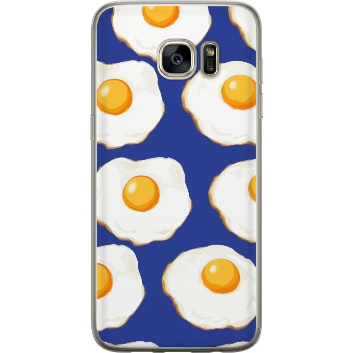 Mobiele hoes voor Samsung Galaxy S7 edge met Gebakken eieren ontwerp in de groep SMARTPHONE & TABLETS / Mobielbescherming / Samsung bij TP E-commerce Nordic AB (A63122)