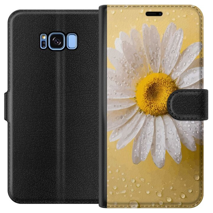 Portemonnee-hoesje voor Samsung Galaxy S8 met Porseleinbloem ontwerp in de groep SMARTPHONE & TABLETS / Mobielbescherming / Samsung bij TP E-commerce Nordic AB (A63143)