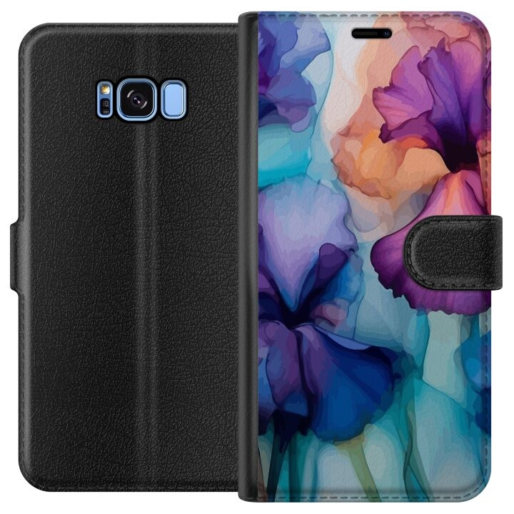 Portemonnee-hoesje voor Samsung Galaxy S8 met Magische bloemen ontwerp in de groep SMARTPHONE & TABLETS / Mobielbescherming / Samsung bij TP E-commerce Nordic AB (A63146)