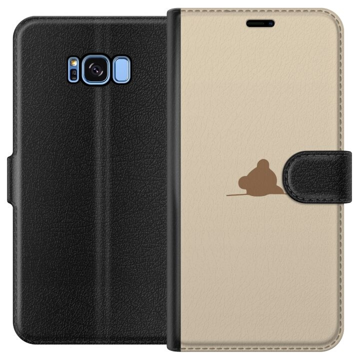 Portemonnee-hoesje voor Samsung Galaxy S8 met Nalle ontwerp in de groep SMARTPHONE & TABLETS / Mobielbescherming / Samsung bij TP E-commerce Nordic AB (A63163)