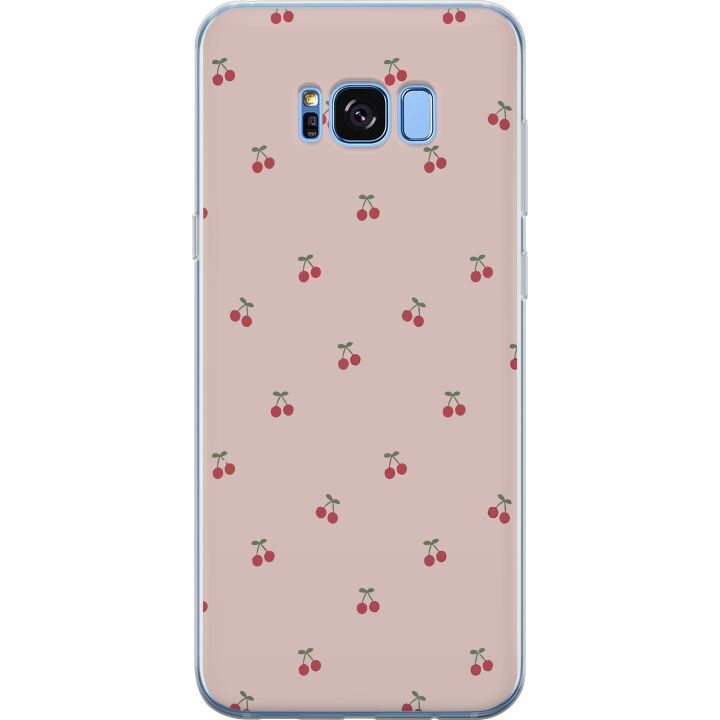 Mobiele hoes voor Samsung Galaxy S8 met Kersen ontwerp in de groep SMARTPHONE & TABLETS / Mobielbescherming / Samsung bij TP E-commerce Nordic AB (A63177)