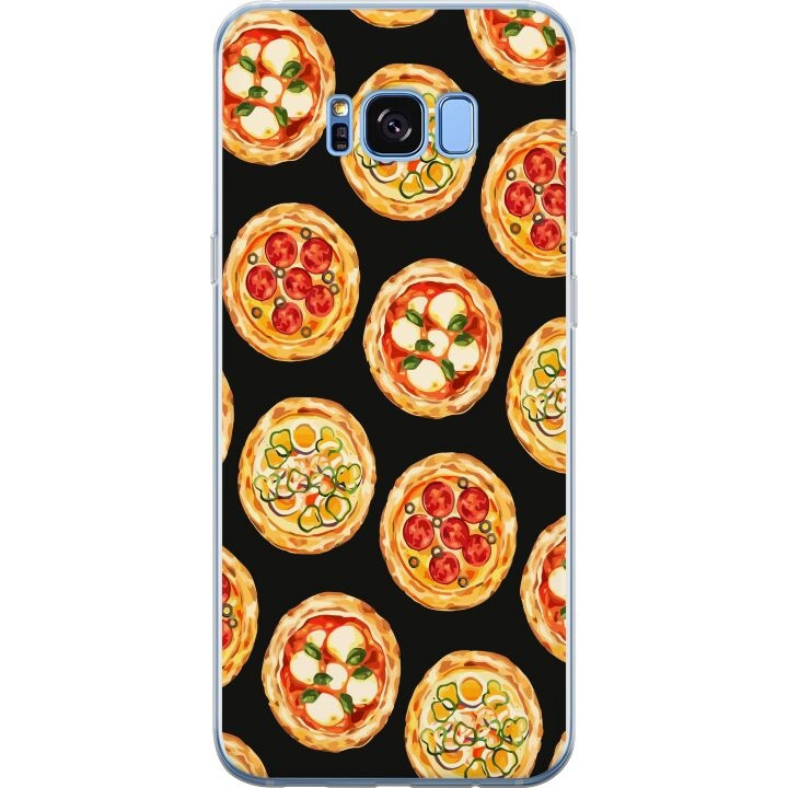 Mobiele hoes voor Samsung Galaxy S8 met Pizza ontwerp in de groep SMARTPHONE & TABLETS / Mobielbescherming / Samsung bij TP E-commerce Nordic AB (A63183)