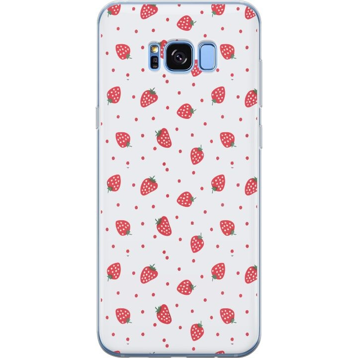 Mobiele hoes voor Samsung Galaxy S8 met Aardbeien ontwerp in de groep SMARTPHONE & TABLETS / Mobielbescherming / Samsung bij TP E-commerce Nordic AB (A63187)