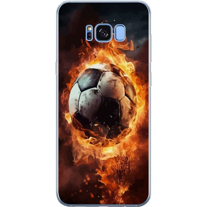 Mobiele hoes voor Samsung Galaxy S8 met Voetbal ontwerp in de groep SMARTPHONE & TABLETS / Mobielbescherming / Samsung bij TP E-commerce Nordic AB (A63191)