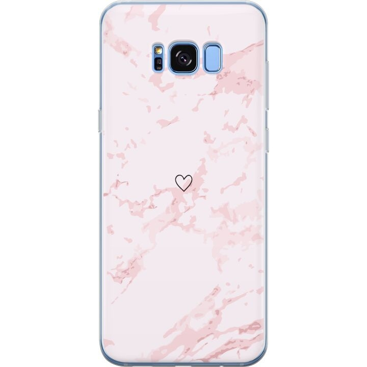 Mobiele hoes voor Samsung Galaxy S8 met Roze Hart ontwerp in de groep SMARTPHONE & TABLETS / Mobielbescherming / Samsung bij TP E-commerce Nordic AB (A63193)