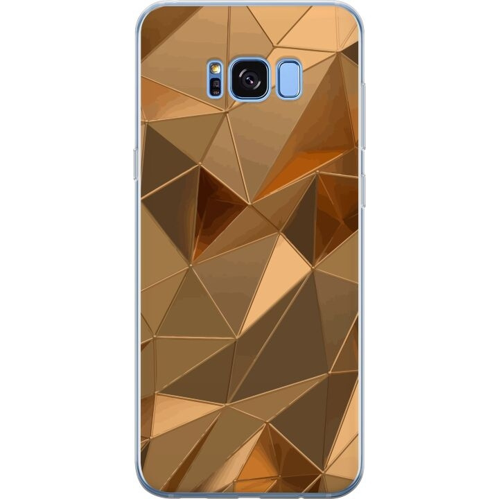 Mobiele hoes voor Samsung Galaxy S8 met 3D Goud ontwerp in de groep SMARTPHONE & TABLETS / Mobielbescherming / Samsung bij TP E-commerce Nordic AB (A63194)