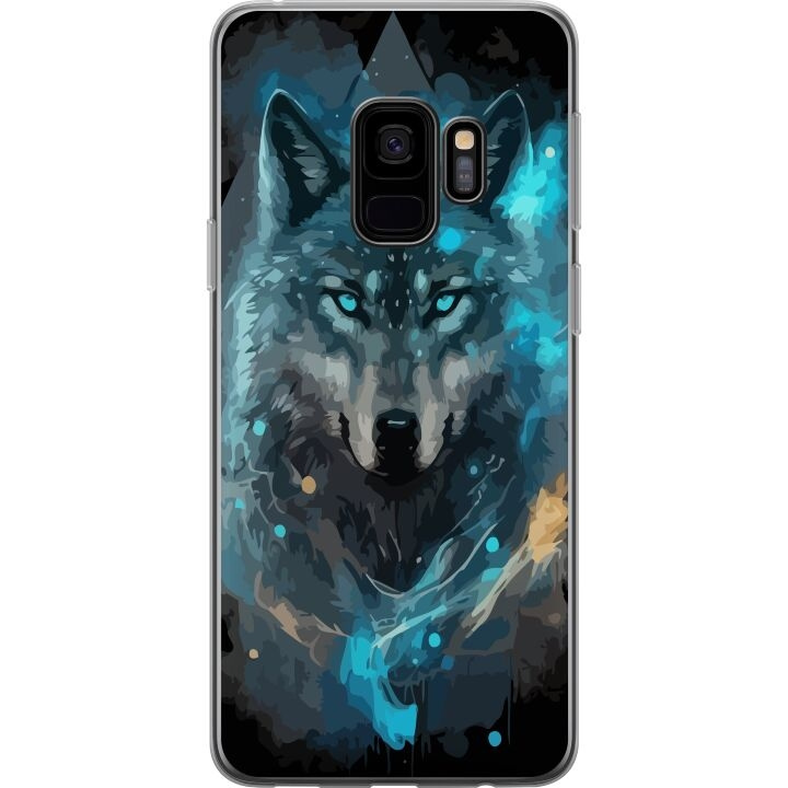 Mobiele hoes voor Samsung Galaxy S9 met Wolf ontwerp in de groep SMARTPHONE & TABLETS / Mobielbescherming / Samsung bij TP E-commerce Nordic AB (A63256)