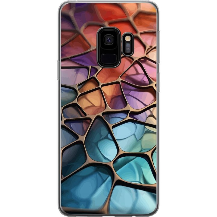 Mobiele hoes voor Samsung Galaxy S9 met Metallic patroon ontwerp in de groep SMARTPHONE & TABLETS / Mobielbescherming / Samsung bij TP E-commerce Nordic AB (A63261)