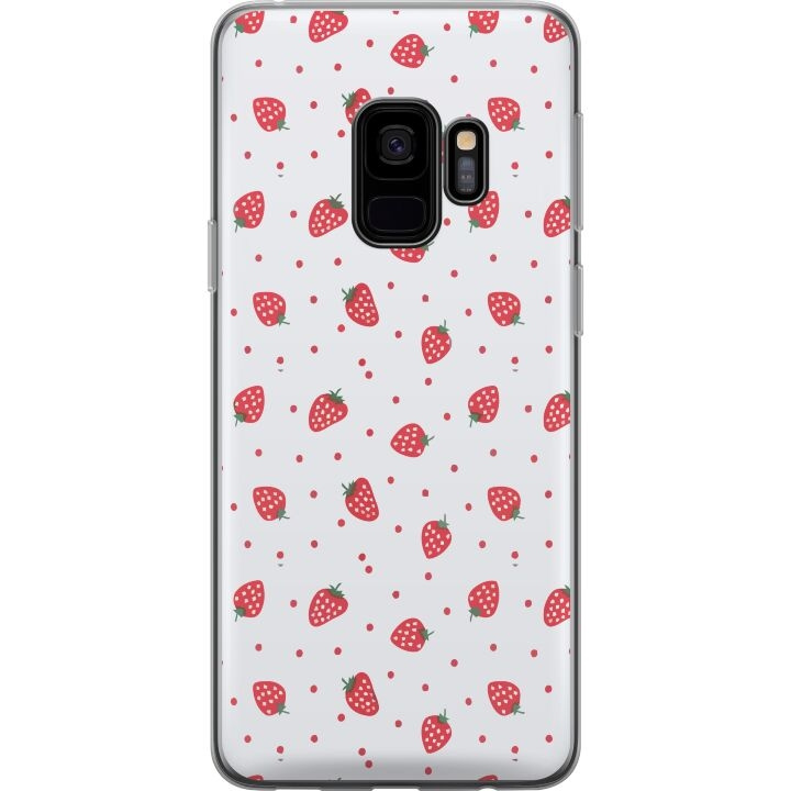 Mobiele hoes voor Samsung Galaxy S9 met Aardbeien ontwerp in de groep SMARTPHONE & TABLETS / Mobielbescherming / Samsung bij TP E-commerce Nordic AB (A63268)