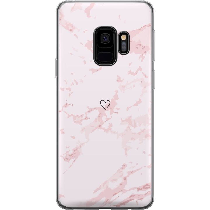 Mobiele hoes voor Samsung Galaxy S9 met Roze Hart ontwerp in de groep SMARTPHONE & TABLETS / Mobielbescherming / Samsung bij TP E-commerce Nordic AB (A63274)