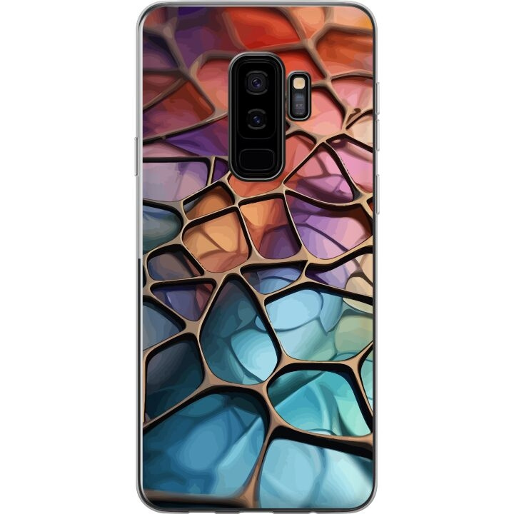 Mobiele hoes voor Samsung Galaxy S9+ met Metallic patroon ontwerp in de groep SMARTPHONE & TABLETS / Mobielbescherming / Samsung bij TP E-commerce Nordic AB (A63315)