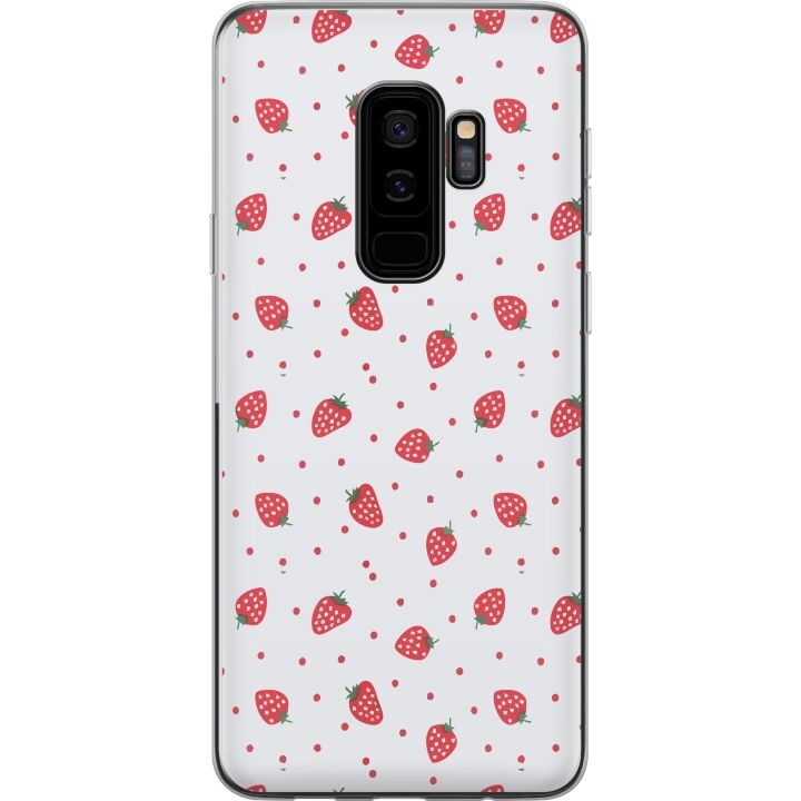 Mobiele hoes voor Samsung Galaxy S9+ met Aardbeien ontwerp in de groep SMARTPHONE & TABLETS / Mobielbescherming / Samsung bij TP E-commerce Nordic AB (A63322)