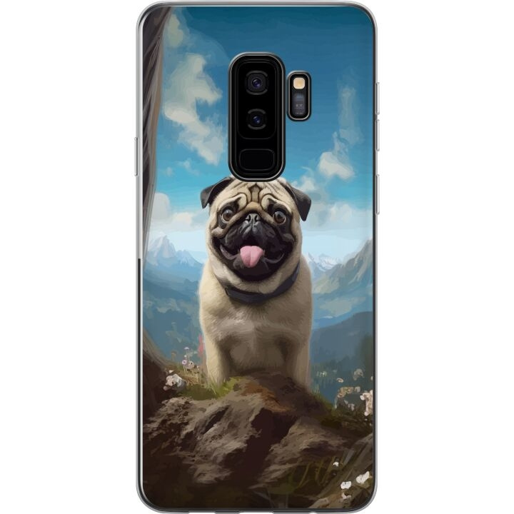 Mobiele hoes voor Samsung Galaxy S9+ met Blije Hond ontwerp in de groep SMARTPHONE & TABLETS / Mobielbescherming / Samsung bij TP E-commerce Nordic AB (A63323)