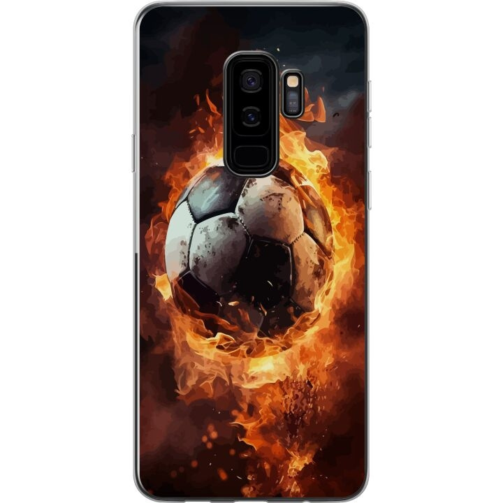 Mobiele hoes voor Samsung Galaxy S9+ met Voetbal ontwerp in de groep SMARTPHONE & TABLETS / Mobielbescherming / Samsung bij TP E-commerce Nordic AB (A63326)