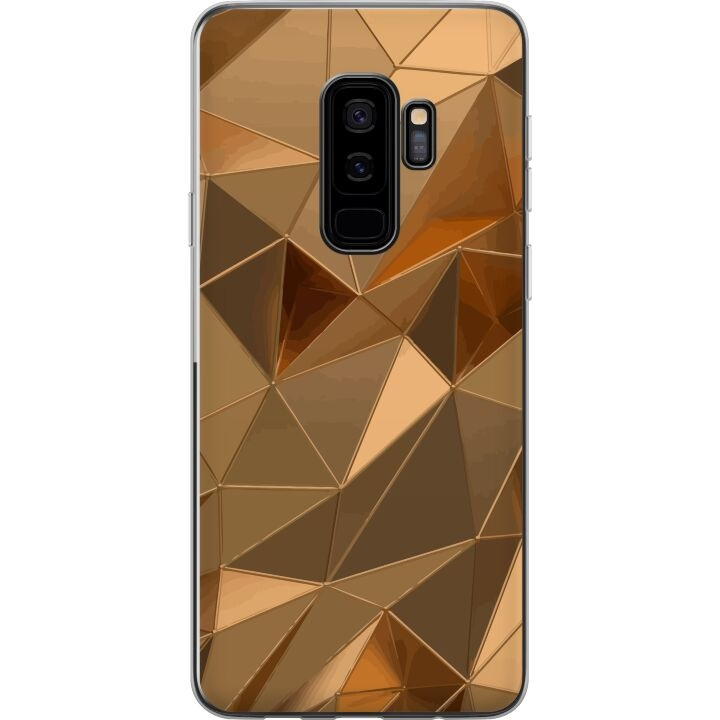 Mobiele hoes voor Samsung Galaxy S9+ met 3D Goud ontwerp in de groep SMARTPHONE & TABLETS / Mobielbescherming / Samsung bij TP E-commerce Nordic AB (A63329)