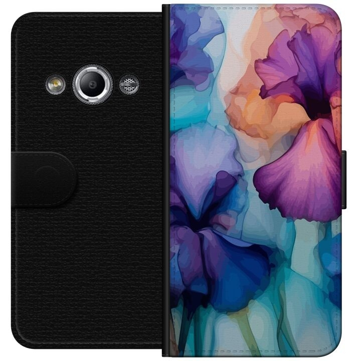 Portemonnee-hoesje voor Samsung Galaxy Xcover 3 met Magische bloemen ontwerp in de groep SMARTPHONE & TABLETS / Mobielbescherming / Samsung bij TP E-commerce Nordic AB (A63335)