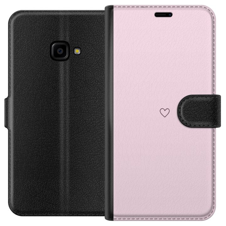 Portemonnee-hoesje voor Samsung Galaxy Xcover 4 met Hart ontwerp in de groep SMARTPHONE & TABLETS / Mobielbescherming / Samsung bij TP E-commerce Nordic AB (A63378)