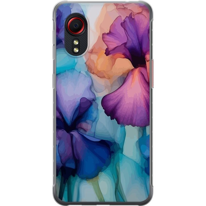 Mobiele hoes voor Samsung Galaxy Xcover 5 met Magische bloemen ontwerp in de groep SMARTPHONE & TABLETS / Mobielbescherming / Samsung bij TP E-commerce Nordic AB (A63443)