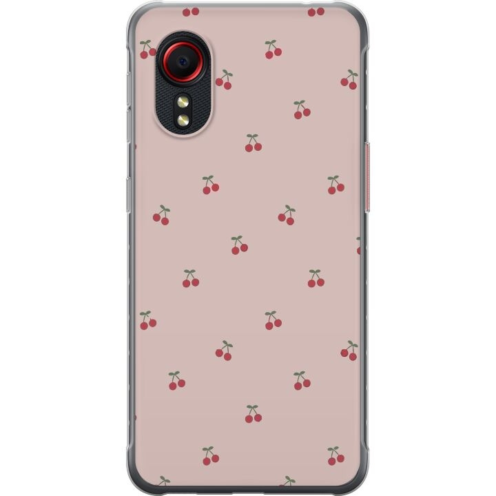 Mobiele hoes voor Samsung Galaxy Xcover 5 met Kersen ontwerp in de groep SMARTPHONE & TABLETS / Mobielbescherming / Samsung bij TP E-commerce Nordic AB (A63447)