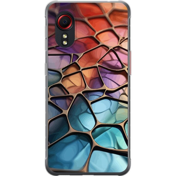 Mobiele hoes voor Samsung Galaxy Xcover 5 met Metallic patroon ontwerp in de groep SMARTPHONE & TABLETS / Mobielbescherming / Samsung bij TP E-commerce Nordic AB (A63450)