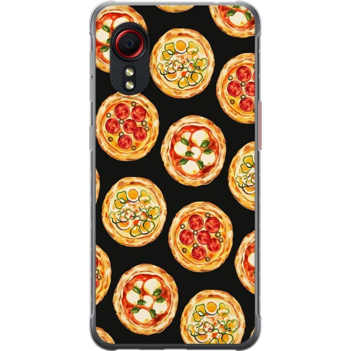 Mobiele hoes voor Samsung Galaxy Xcover 5 met Pizza ontwerp in de groep SMARTPHONE & TABLETS / Mobielbescherming / Samsung bij TP E-commerce Nordic AB (A63453)