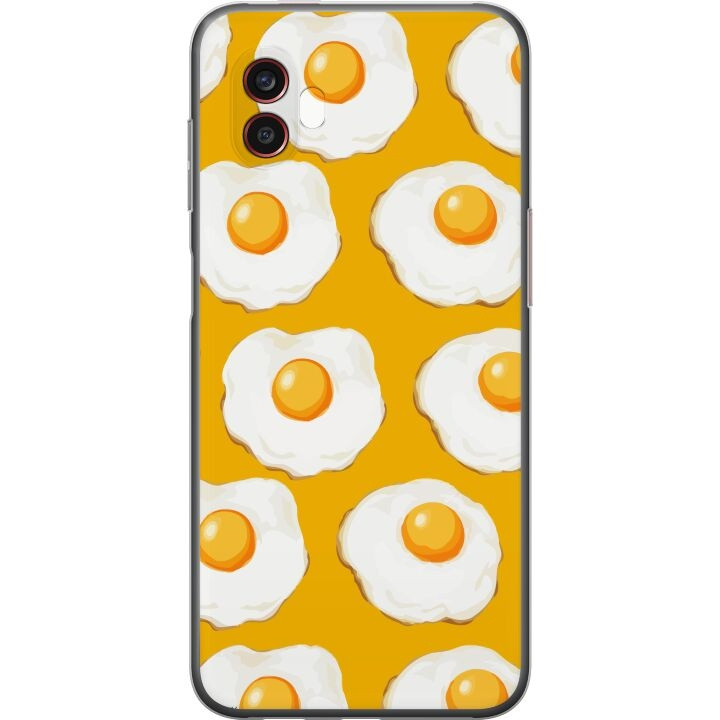 Mobiele hoes voor Samsung Galaxy Xcover6 Pro met Gebakken ei ontwerp in de groep SMARTPHONE & TABLETS / Mobielbescherming / Samsung bij TP E-commerce Nordic AB (A63469)