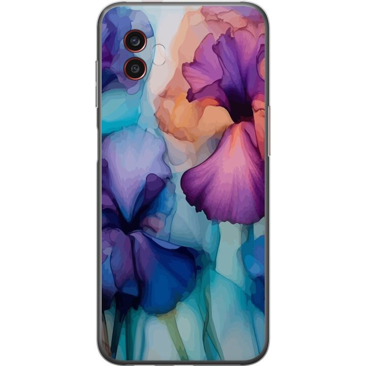 Mobiele hoes voor Samsung Galaxy Xcover6 Pro met Magische bloemen ontwerp in de groep SMARTPHONE & TABLETS / Mobielbescherming / Samsung bij TP E-commerce Nordic AB (A63470)