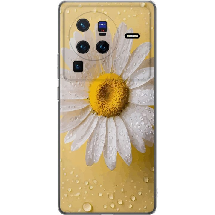 Mobiele hoes voor vivo X80 Pro met Porseleinbloem ontwerp in de groep SMARTPHONE & TABLETS / Mobielbescherming / vivo bij TP E-commerce Nordic AB (A63683)