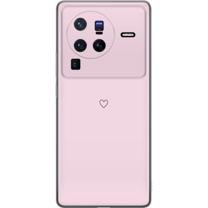 Mobiele hoes voor vivo X80 Pro met Hart ontwerp in de groep SMARTPHONE & TABLETS / Mobielbescherming / vivo bij TP E-commerce Nordic AB (A63702)