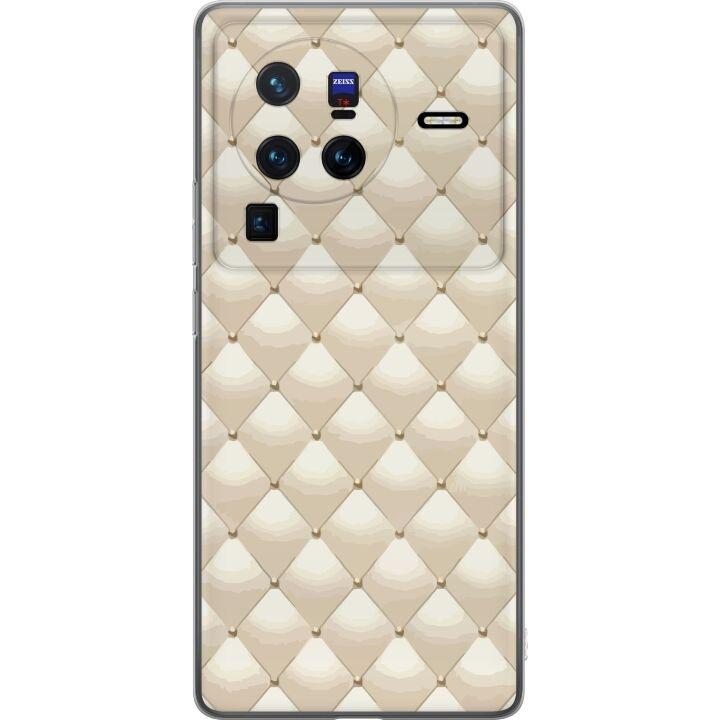 Mobiele hoes voor vivo X80 Pro met Goudglans ontwerp in de groep SMARTPHONE & TABLETS / Mobielbescherming / vivo bij TP E-commerce Nordic AB (A63709)