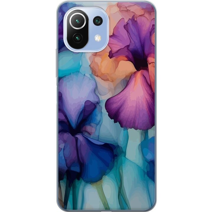 Mobiele hoes voor Xiaomi 11 Lite 5G NE met Magische bloemen ontwerp in de groep SMARTPHONE & TABLETS / Mobielbescherming / Xiaomi bij TP E-commerce Nordic AB (A63713)