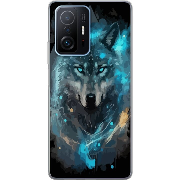 Mobiele hoes voor Xiaomi 11T met Wolf ontwerp in de groep SMARTPHONE & TABLETS / Mobielbescherming / Xiaomi bij TP E-commerce Nordic AB (A63769)