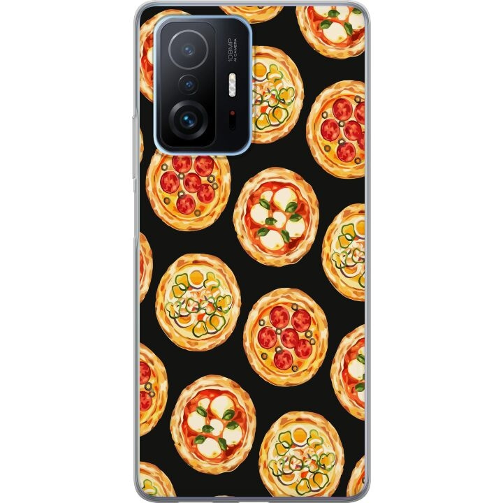 Mobiele hoes voor Xiaomi 11T met Pizza ontwerp in de groep SMARTPHONE & TABLETS / Mobielbescherming / Xiaomi bij TP E-commerce Nordic AB (A63777)