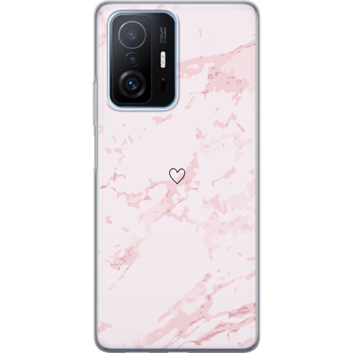 Mobiele hoes voor Xiaomi 11T met Roze Hart ontwerp in de groep SMARTPHONE & TABLETS / Mobielbescherming / Xiaomi bij TP E-commerce Nordic AB (A63787)